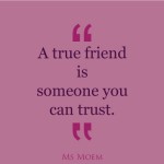 true friends trust each other